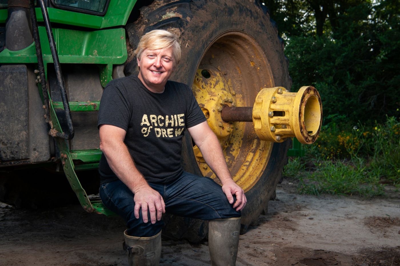 Stafford Shurden on his farm in Drew, Mississippi